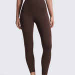CRZ YOGA Women's Yoga Leggings 25" with Pockets Hot Fudge Brown