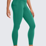 CRZ YOGA Women's Yoga Leggings 25" with Pockets Cascadia Green