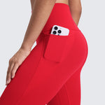 CRZ YOGA Women's Yoga Leggings 25" with Pockets French Navy