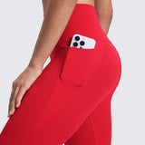 CRZ YOGA Women's Yoga Leggings 25" with Pockets French Navy