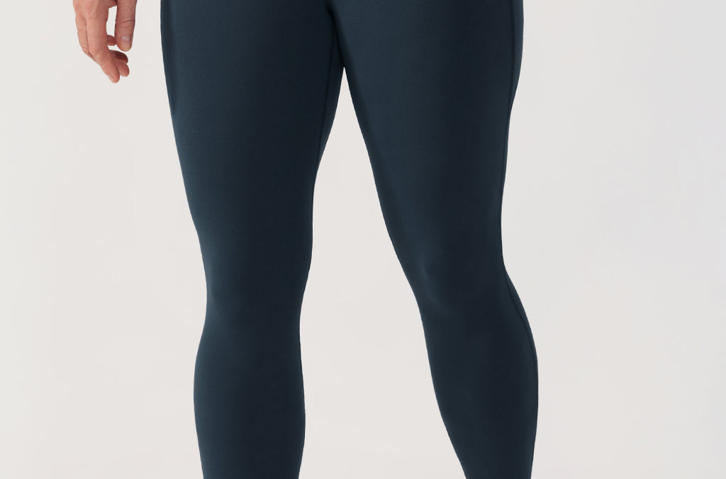 CRZ YOGA Women's Yoga Leggings 25" with Pockets True Navy