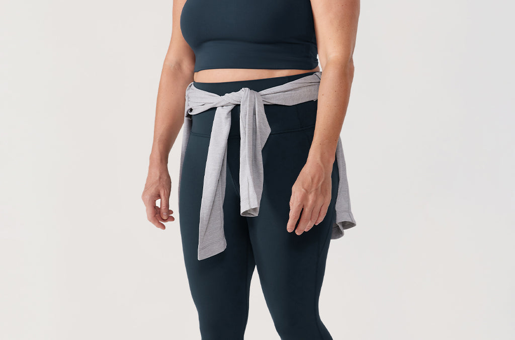 CRZ YOGA Women's Yoga Leggings 25" with Pockets Black