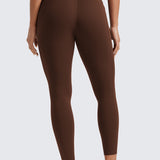 CRZ YOGA Women's Yoga Leggings 25" with Pockets Lava Brown