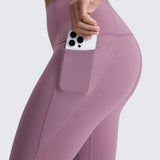 CRZ YOGA Women's Yoga Leggings 25" with Pockets Light Lavender