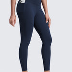 CRZ YOGA Women's Yoga Leggings 25" with Pockets Cascadia Green