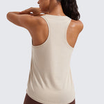 Women's Pima Cotton Racerback Tank Top Navy