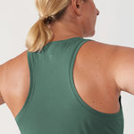 Women's Pima Cotton Racerback Tank Top Navy