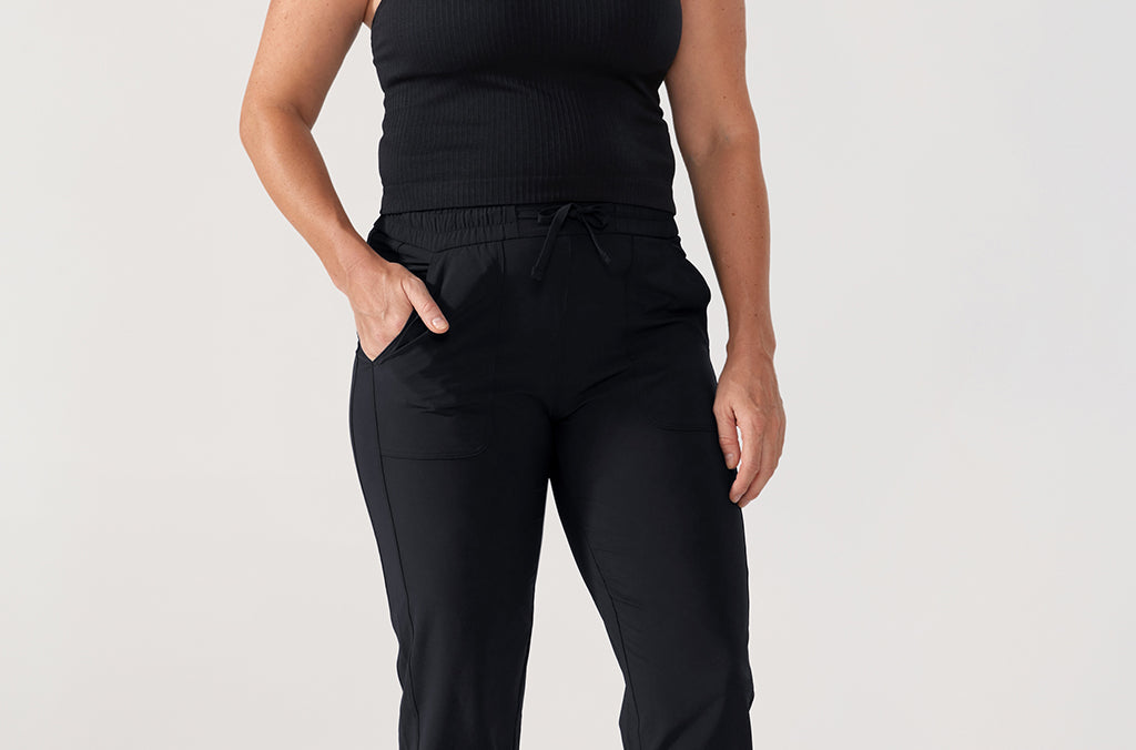 Women's Seamless Ribbed Cropped Tank Top Black