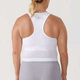 Women's Seamless Ribbed Cropped Tank Top Darkish Green