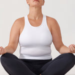 Women's Seamless Ribbed Cropped Tank Top Darkish Green