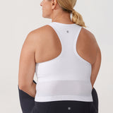 Women's Seamless Ribbed Cropped Tank Top Darkish Green