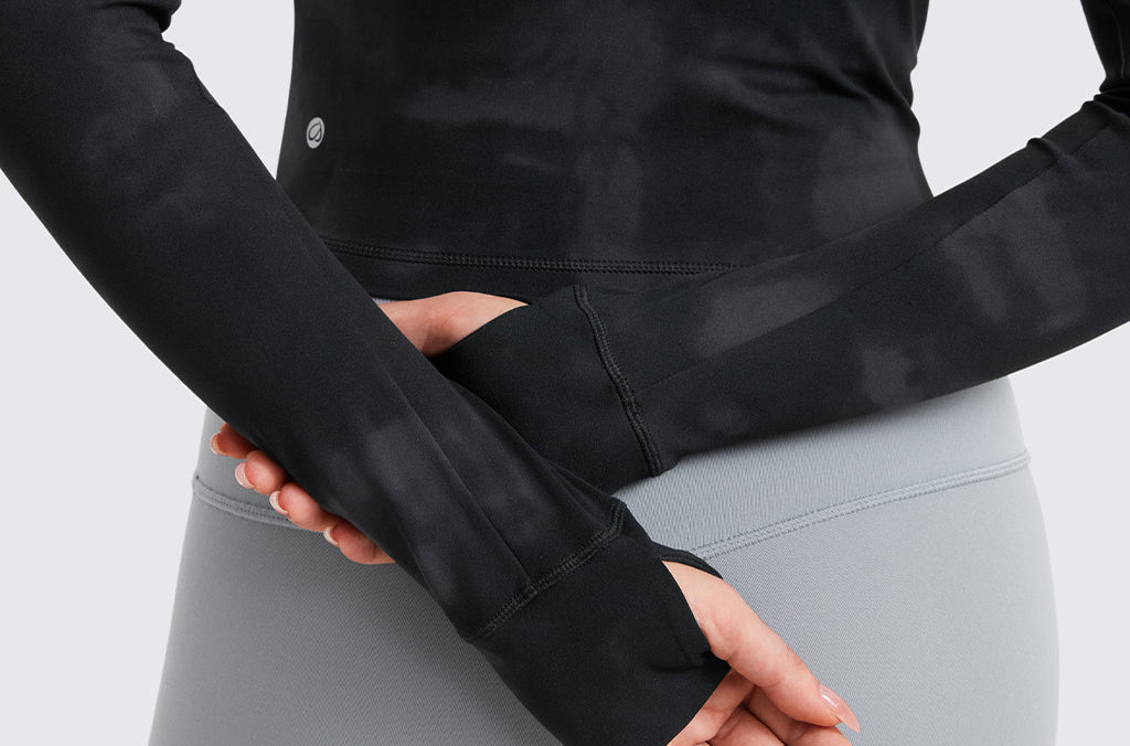 Women's Butterluxe Cropped Outerwear Full Zip Jackets Deep Red