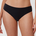Women's Cheeky High Cut Bikini 3 Pack Black 3pack