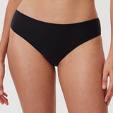 Women's Cheeky High Cut Bikini 3 Pack Black 3pack