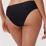 Women's Cheeky High Cut Bikini 3 Pack Black 3pack