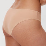 Women's Cheeky High Cut Bikini 3 Pack Warm Beige (3pack)