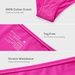 Women's Cheeky High Cut Bikini 3 Pack Chic 2 (3pack)