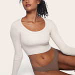 Women's Cheeky High Cut Bikini 3 Pack Brown Purple (3pack)