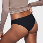 Women's Cheeky High Cut Bikini 3 Pack Black (3pack)