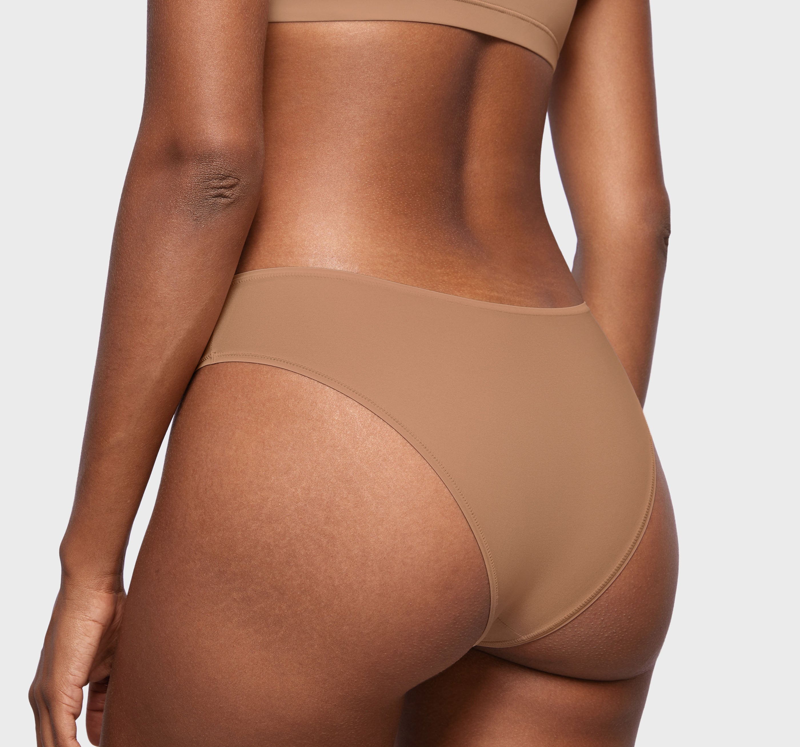 Women's Cheeky High Cut Bikini 3 Pack Natural (3pack)