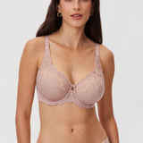 Women's Beauty Lace Bra Brown