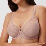 Women's Beauty Lace Bra Brown