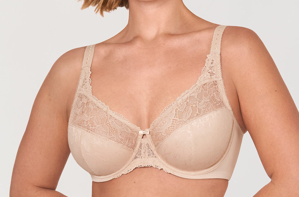 Women's Beauty Lace Bra Beige