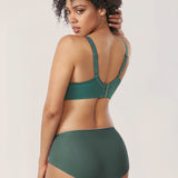 Women's Beauty Lace Bra Dark Red