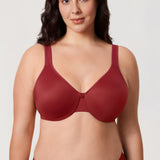 Women's Underwire Minimizer Bra Red Revelry