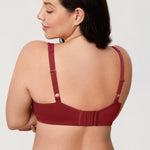 Women's Underwire Minimizer Bra Red Revelry