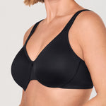 Women's Underwire Minimizer Bra Black