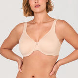 Women's Underwire Minimizer Bra Beige