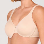 Women's Underwire Minimizer Bra Beige