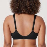 Women's Smooth Minimizer Underwire Bra Black
