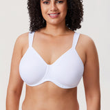 Women's Smooth Minimizer Underwire Bra White