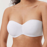 Women's Underwire Strapless Bra White