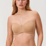 Women's Underwire Strapless Bra Natural