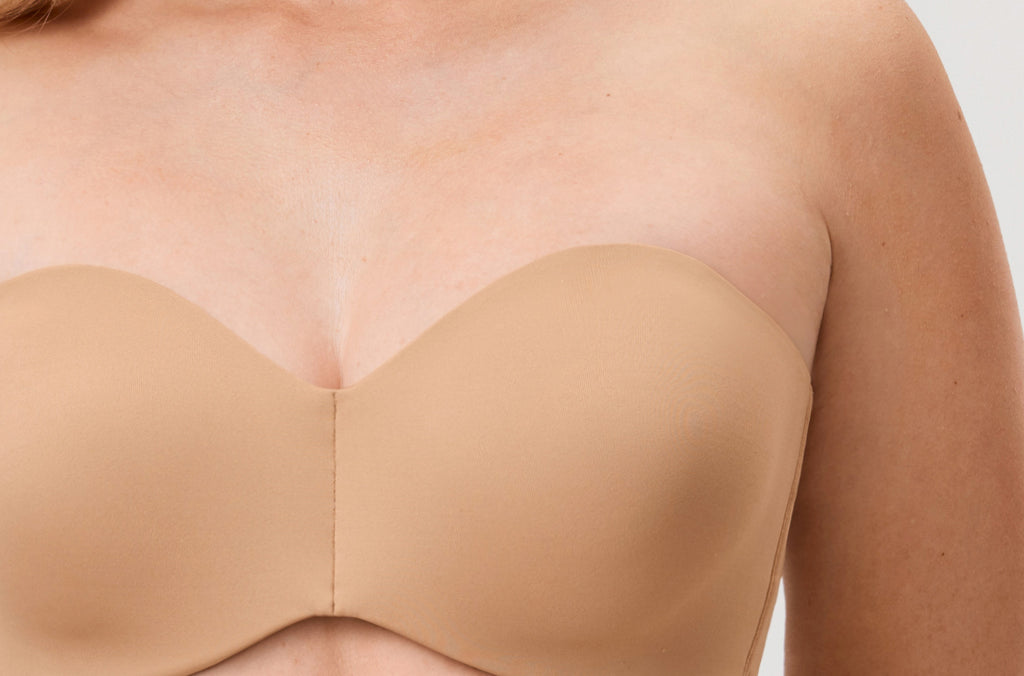 Women's Underwire Strapless Bra Natural
