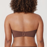 Women's Underwire Strapless Bra Brown Violet