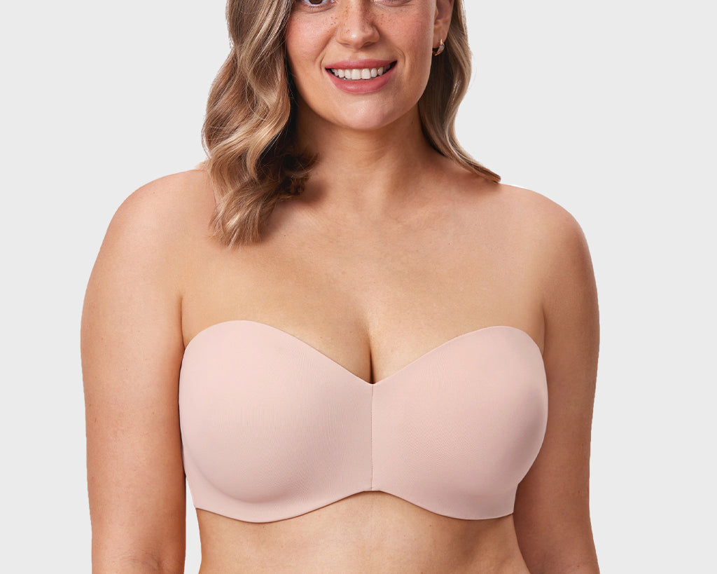Women's Underwire Strapless Bra White