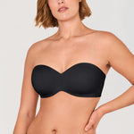 Women's Underwire Strapless Bra Black