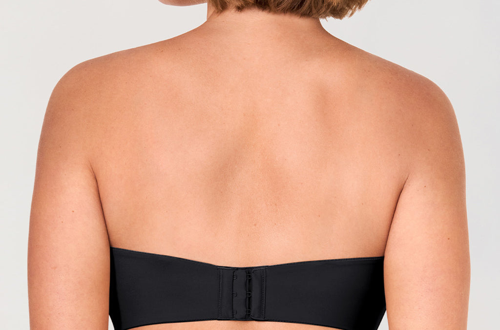 Women's Underwire Strapless Bra Black