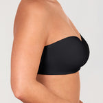 Women's Underwire Strapless Bra Black
