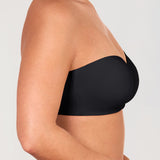 Women's Underwire Strapless Bra Black