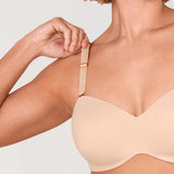 Women's Underwire Strapless Bra Beige