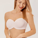 Women's Underwire Strapless Bra White