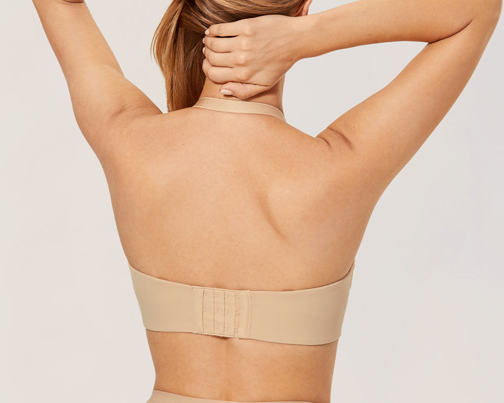 Women's Underwire Strapless Bra Warm Beige