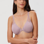 DELIMIRA Women's Front Closure Unlined Bra Beige