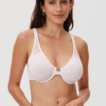 DELIMIRA Women's Front Closure Unlined Bra Natural