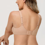 Women's Unlined Minimizer Bra White